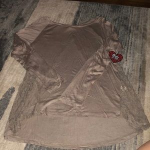 Lace Accented Hi low